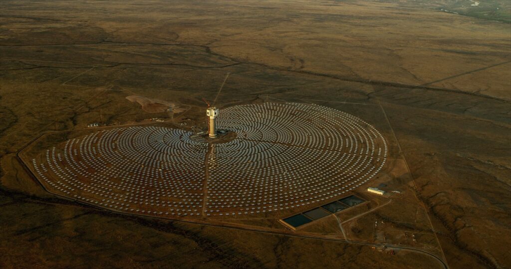 Solar thermal solar plant
