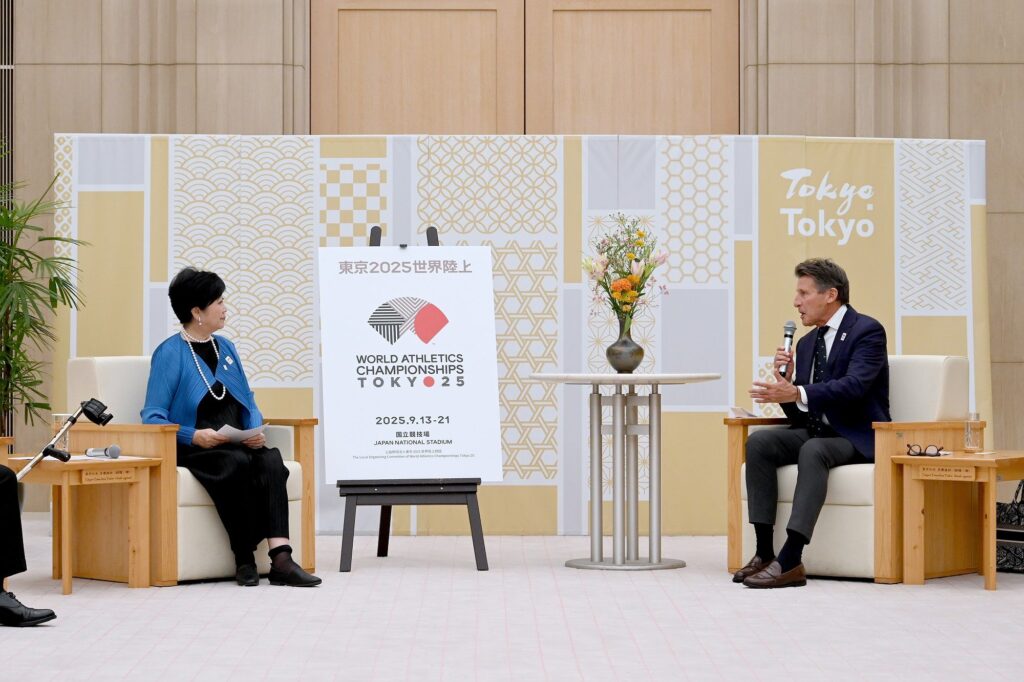 World athletics coe meets govenor koike championship 2025